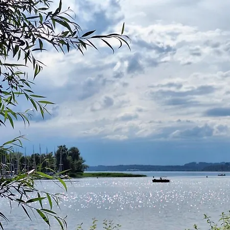 Strandhaus Chiemsee Übersee Exterior foto